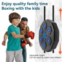 Máquina de boxeo musical inteligente con guantes de boxeo entrenador de boxeo montado en la pared Bluetooth compatible con equipos de boxeo para adultos y niños - details 4