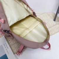 Mochila De Nylon Impermeable Para Mujer Con Múltiples Bolsillos Kawaii Para Estudiantes Con Capacidad Para Laptop Y Libros - details 38