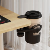 Soporte De Taza Para Escritorio Universal Ajustable Con Soporte De Brazo Y Base De Giro De 360 Grados Anti Caída Para Bebidas - details 2