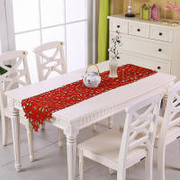 Decoración De Mesa Neutra Para Navidad Tela De Mesa De Lujo Con Encaje De Nogal 70x15 Pulgadas Impermeable Estilo Encaje Estampado Rayado - details 18