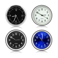 Reloj De Coche Miniatura Adhesivo Interno Para Automóviles Reloj De Cuarzo Digital De 40mm Ornamento De Auto Para Mecánicos - details 1