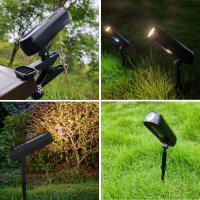 Spotlight Solar LED Exterior Ajustable Luz De Paisaje Solar Impermeable Con Auto Encendido/Apagado 2-en-1 Luz De Pared Para Jardín Patio Carretera Césped - details 9