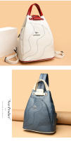 Nueva mochila multifuncional, bolso de mujer, mochila pequeña coreana, bolso de hombro multifuncional, bolso de pecho, mochila de color a juego - details 0