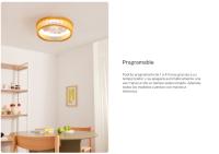 CREATE - Ventilador de techo 20W silencioso Ø58cm aspas direccionables con luz LED, Material ABS, - WIND CRAFT - details 4