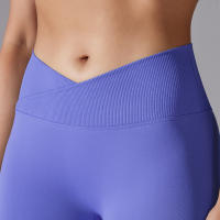 Leggings De Yoga Para Mujer Cintura Alta Levantamiento De Caderas Gimnasio Sin Costuras Pantalones De Deporte Fitness Running - details 40