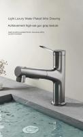 Grifo De Baño Con Salida De Agua Caliente Y Fría Tipo Pullout Tres Modos Grifo De Lavabo Ducha Montaje En Superficie Material De Cobre Zink Aluminio Cerámica Discos - details 10