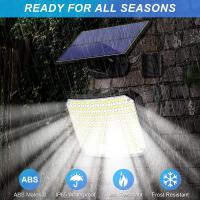 Lámpara De Pared Solar Con Sensor De Movimiento Y Control Remoto 118LED Para Jardín Y Calle Decoración Exterior Emergencia - details 8