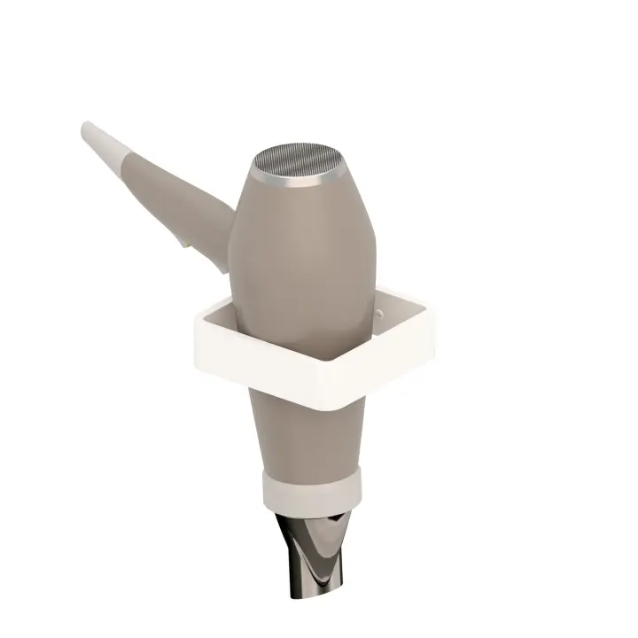 INMACOLATTA - ROTTERDAM - SOPORTE SECADOR TALADRO BLANCO - 1