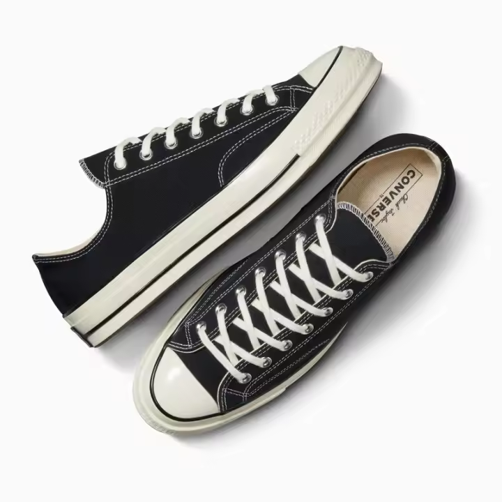 Zapatilla negra Converse Chuck 70 Vintage Canvas Black - 1