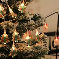 Luces De Navidad LED Con Figuras De Payaso Y Árbol Navideño Y Santa Claus Cuerda De Luces Alimentada Por Batería Para Atmosfera De Navidad Decoración De Pared Y Puerta - details 7