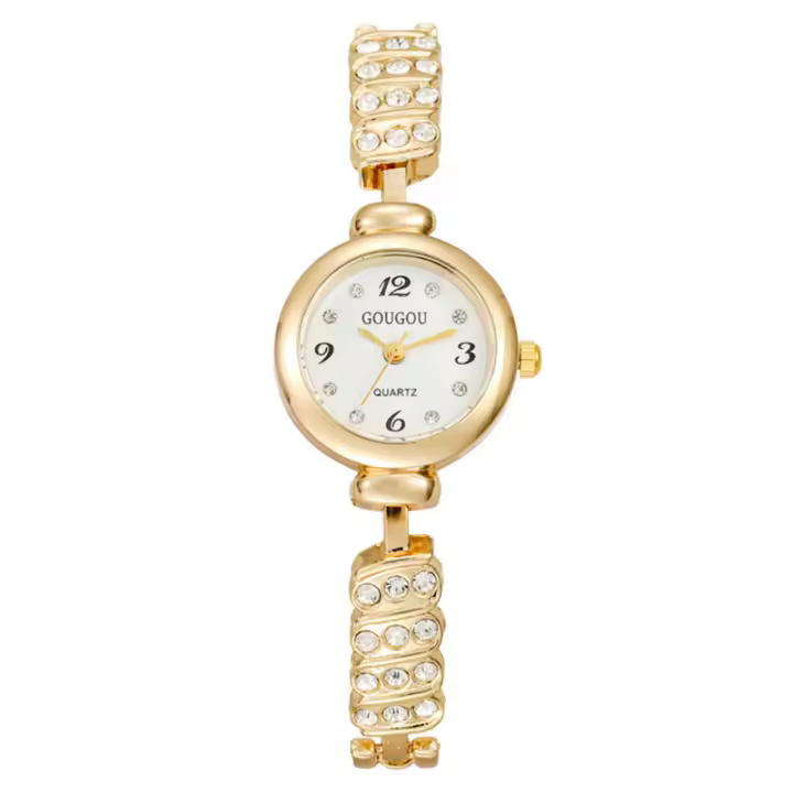 Reloj digital con diamantes para Mujer, Reloj de cuarzo, pulsera, Gran oferta - 1