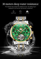 Reloj De Pulsera Hombre OLEVS Automático Mecánico Tourbillon Luminoso Impermeable Con Correa De Acero Inoxidable Estilo Negocios - details 15