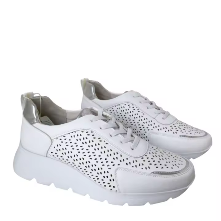 Sneakers Amarpies con cuña picado plantilla extraible - 1