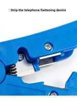 Alicates Multifuncionales Para Cable Eléctrico Cortador Y Desenrollador De Cables UTP/STP RG59 RG6 RG7 RG11 Herramienta De Desenredo De Cable - details 4
