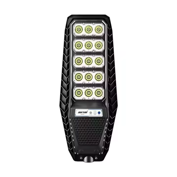 Lámpara Solar LED de Alta Potencia 300W/400W/500W, Panel Polisilicio, Batería LiFePO4, Sensor de Movimiento, Control Remoto, IP65, Luz Blanca 6500K, Iluminación para Jardín, Calle y Estacionamiento - 1