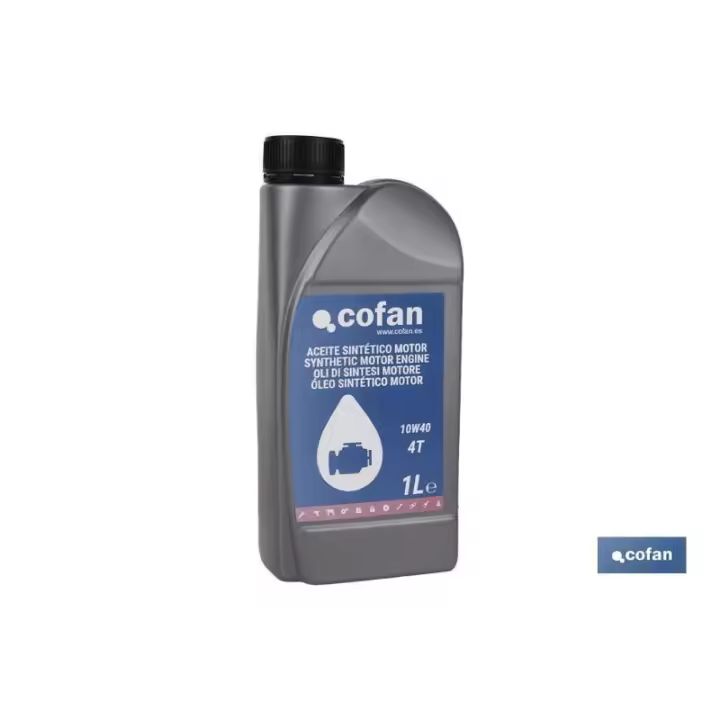Aceite sintetico 1 ltr. motor 10w-40 plus 4 tiempos - 1