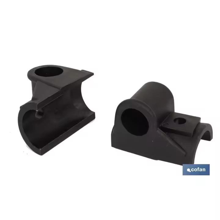 COFAN - Juego de 2 cojinetes | Aptos para carretillas de obra | Para eje de Ø20 mm - 1