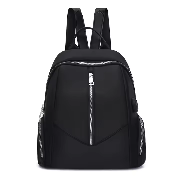 Mochila para mujer, nueva, sencilla, de gran capacidad, a la moda, para viajes al aire libre, versión coreana, mochila de nailon - 1