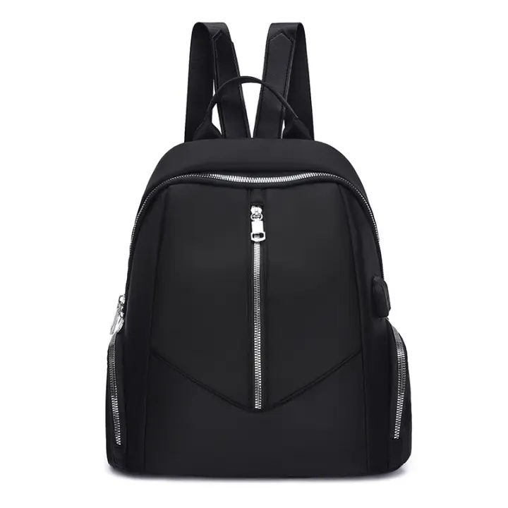 Mochila para mujer, nueva, sencilla, de gran capacidad, a la moda, para viajes al aire libre, versión coreana, mochila de nailon - 1