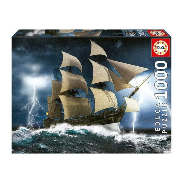 PUZZLE 1000 PIEZAS TORMENTA PERFECTA DE EDUCA - 1