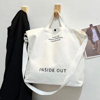 Bolso De Hombro Para Mujer De Lona De Alta Calidad 2023 Bolsa De Compras Estudiantes Bolso De Libros De Algodón Gran Tote Para Niñas Monedero - details 19