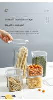 Jars Sellados Para Almacenamiento De Cocina Gran Capacidad Transparentes Antihumedad Juego De Jarra Para Cereal Café Granos - details 8