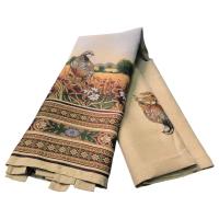 Cortina para Puerta Exterior – Jacquard con Estampado Digital de Perdices - details 1