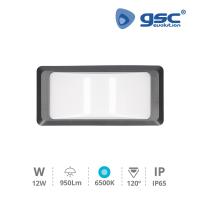 APLIQUE PARED LED GSC ANTHE GRIS 12W LUZ BLANCA 6500K 950 LUMENES - PROTECCION IP65 - details 2
