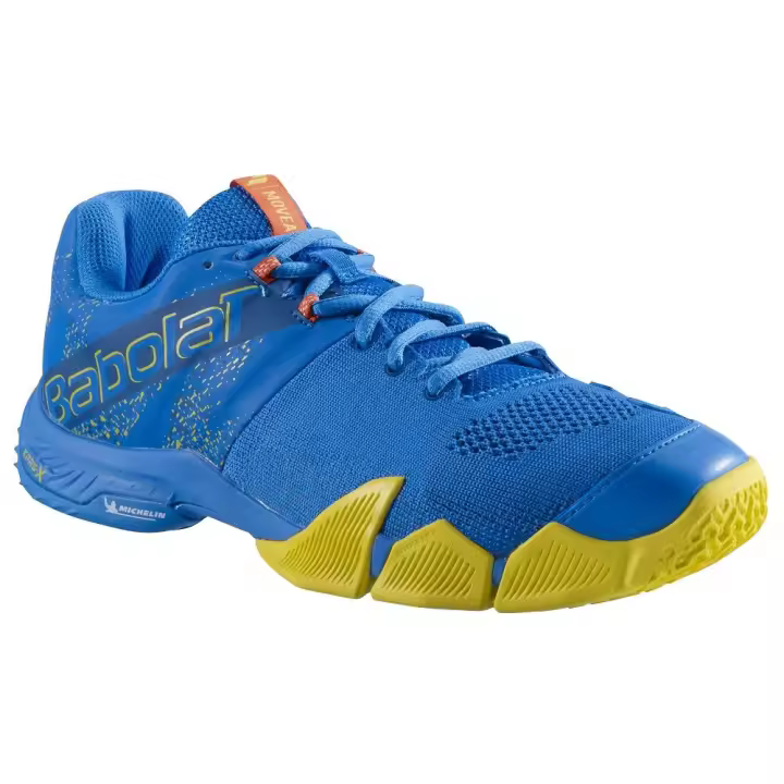 Babolat Zapatillas de Padel Movea Azul y Amarilla Talla 41 - 1