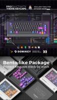 Domikey Productividad Keycap PBT Doubleshots Perilla Cherry Con Impresión En Lienzo Para Teclado Mecánico - details 5