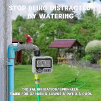 Para gran pantalla LCD temporizador de agua-temporizador de riego impermeable para sistema de rociadores automáticos - details 1