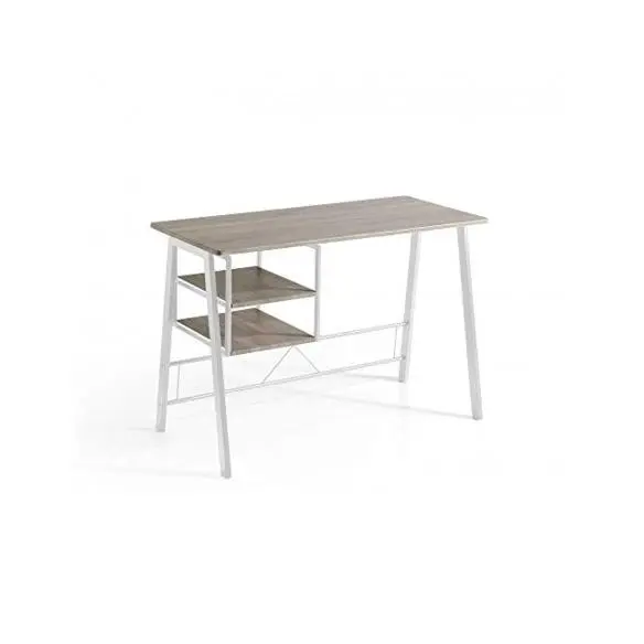 Momma Home - Mesa Escritorio 2 Cajoneras Laure, Escritorio Ordenador, Mesa Oficina, Mesa Ordenador, Medidas: 76.5x120x52 cm Raíz Inicio Muebles de Oficina Mesas de escritorio Ofertas y Descuentos Momma Home - 1