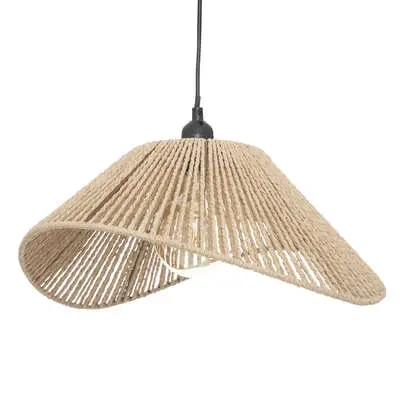 Factory Cuadros Lámpara Colgante de Cuerda Gijón 45cm - Estilo Natural - 1
