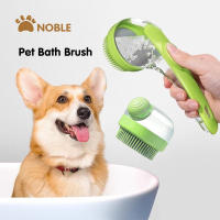 Cepillo De Baño Para Perros Y Gatos Con Dispensador De Shampoo De Silicona Suave Cepillo De Masaje Para Animales De Compañía Herramienta De Aseo Para Mascotas - details 0