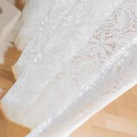 Nuevas Cortinas De Tules Para Sala De Estar Blanco Encaje Transparente Cortina De Balcón Y Ventana De Bahía Semi-ocultación Para Dormitorio - details 1