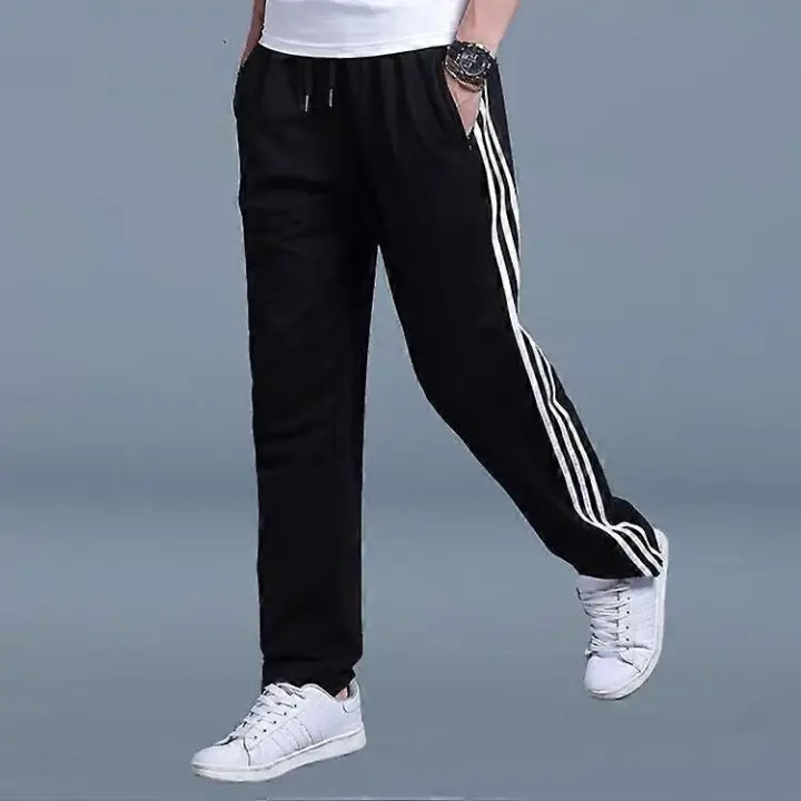 Pantalones de chándal de gran tamaño para estudiantes ocasionales - 1