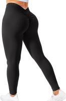 Nuevos Pantalones De Yoga Para Mujer Con Cintura V Y Levantamiento De Glúteos En Color Melocotón Fitness Sin Líneas Embarrassing Verano Talla S M L XL - details 5