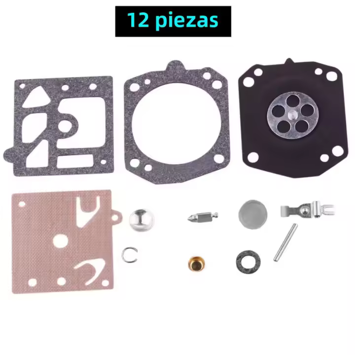 Kit De Reparación De Carburador Diáfragma Y Sellador Compatible Con Walbro K22-HDA Metal Material Pack De 1 Pieza - 1