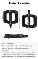 Pedales De Bicicleta MTB Lebycle De Nylon Alta Resistencia Antideslizante Accesorios De Ciclismo Uso En Bicicletas De Montaña Y Carretera - details 1