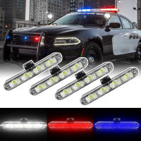 Luz De Advertencia Estroboscópica RGB 12V Para Coche Lámpara DRL LED Decorativa Para Motocicleta Y Automóvil Accesorios 4x4 Flash Policiales - details 8