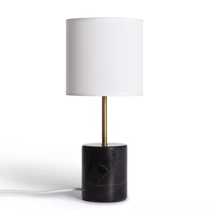 Ledkia Lámpara de Mesa Mármol Craudy Blanco - 1