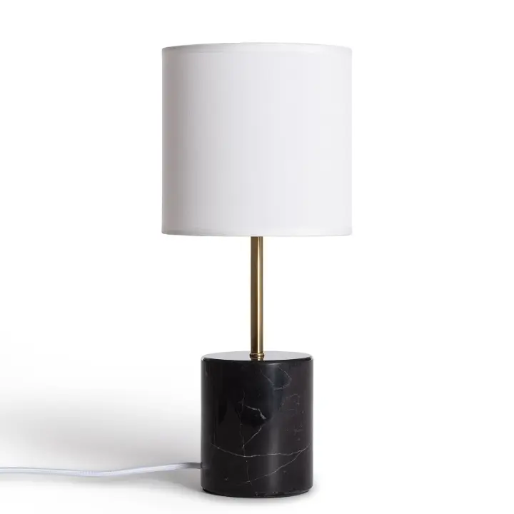 Ledkia Lámpara de Mesa Mármol Craudy Blanco - 1
