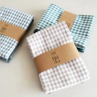 Toallas De Té De Algodón Tres Enlaces Paños De Cocina Y Baño Toallas De Mano Tejidas Al Estilo Tela Para El Hogar Pack De 3 - details 18