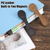 3 marcadores magnéticos de cuero, 10x3 cm, marcadores de lectura magnéticos, accesorios para guardarse págines, Regalos - details 3