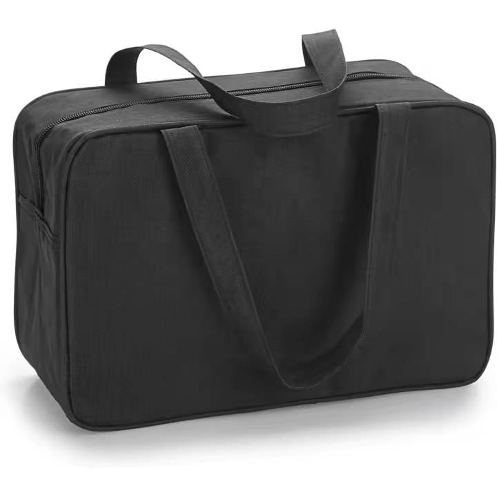 Neceser de viaje grande para mujer, impermeable, de tamaño completo, ideal para natación, gimnasio y accesorios de aseo (negro) - 1
