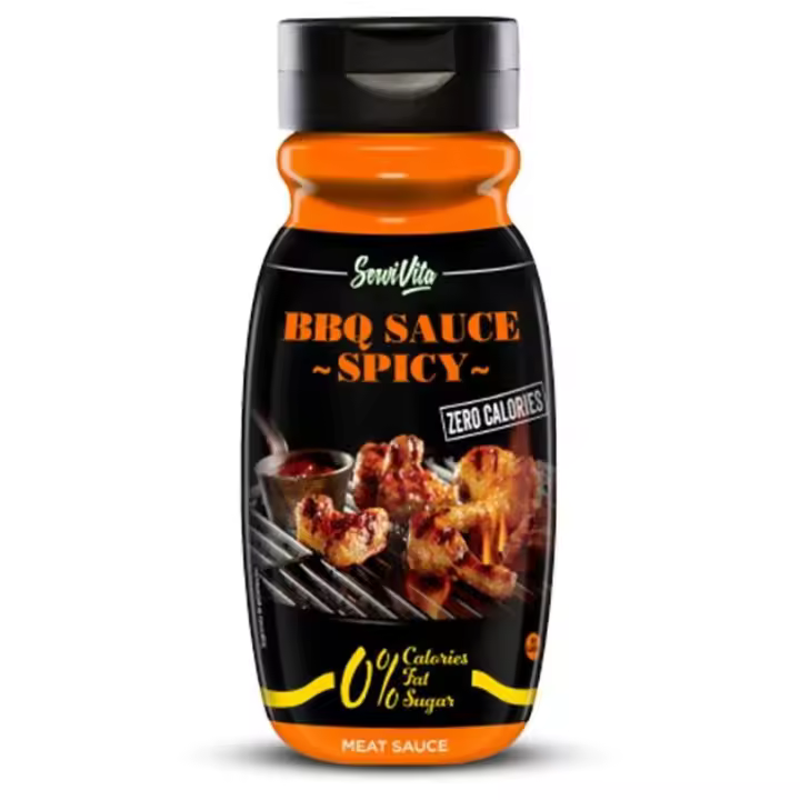 Servivita Salsa Salada 0% Calorias Barbacoa Picante 320 ml - 1