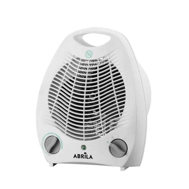 FABRILAMP CALEFACTOR DE AIRE Termoventilador Electrico YUSTE 2000w Blanco Termostato Reg. 2Potencias 3Funciones, Sist. Seguridad 29,5x21,9x13,1cm Rejilla de proteccion sistema proteccion antivuelco proteccion contra sobrecalentamiento CALIDAD TOP