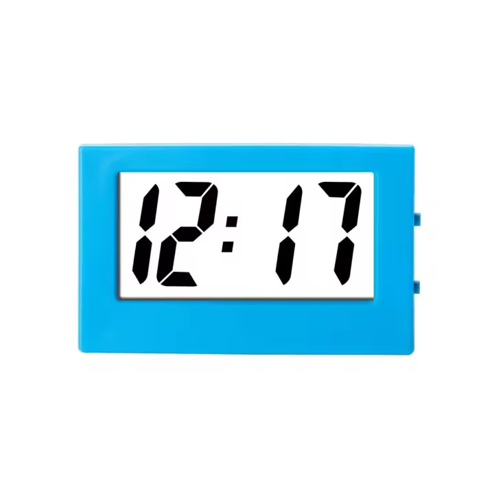 Reloj Digital Mini Pequeño Para Coche Escritorio Viaje Moderno LED Pantalla LCD Display Reloj Electrónico Para Hogar Y Oficina - 1