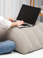 Almohada Inflable Para Piernas Para Viajes Y Camping Almohada De Elevación Para Pies Y Rodillas Portátil Rectangular Poliéster 100% - details 1