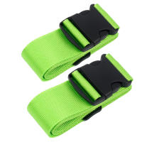 Correa De Viaje Ajustable De Nylon Para Maleta Con Hebilla De Cinturón De Equipaje 2 Piezas Accesorio De Viaje Para Empaquetar - details 5